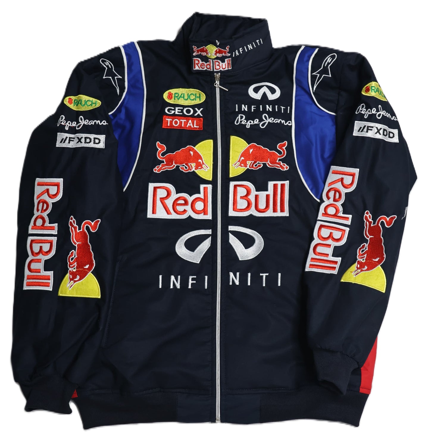 Red Bull Vintage Embroidered Jacket | Classic Motorsport Apparel