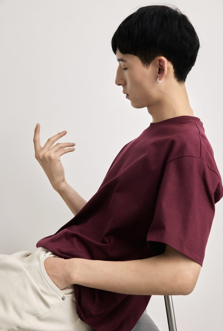 Solid Premium Oversized Terry T-shirt
