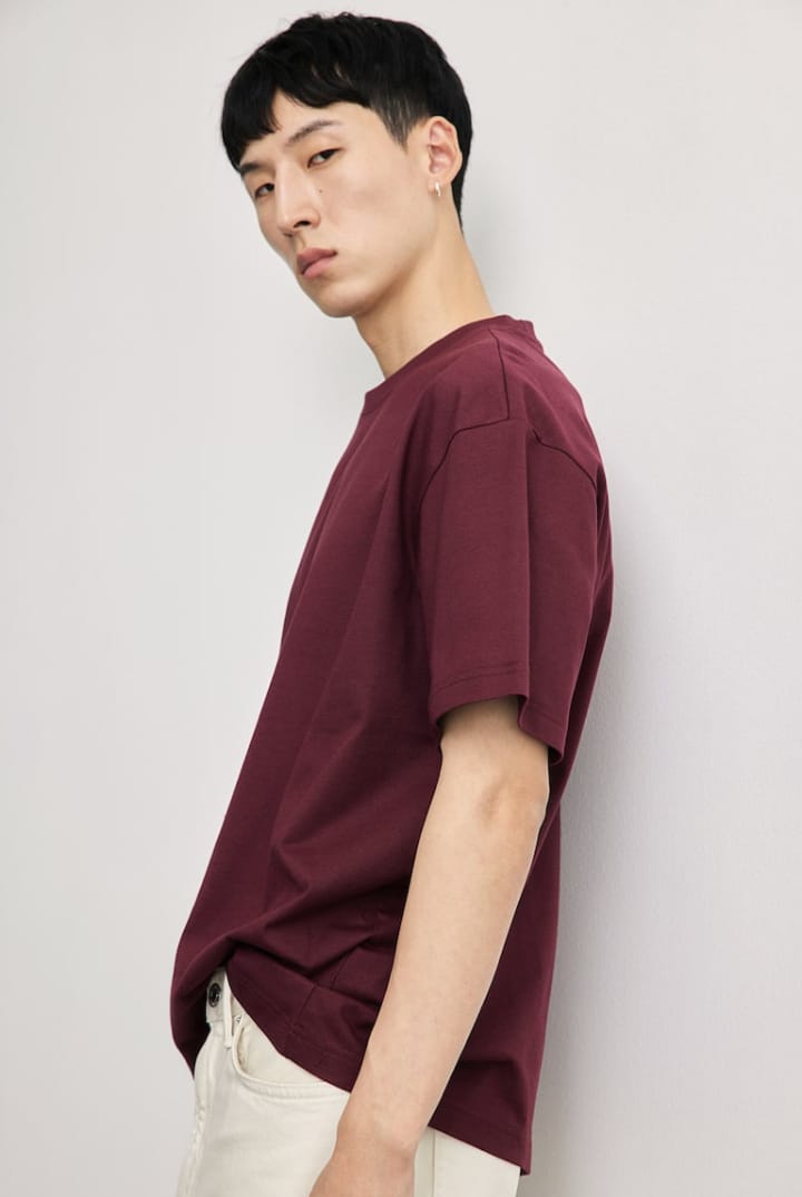 Solid Premium Oversized Terry T-shirt