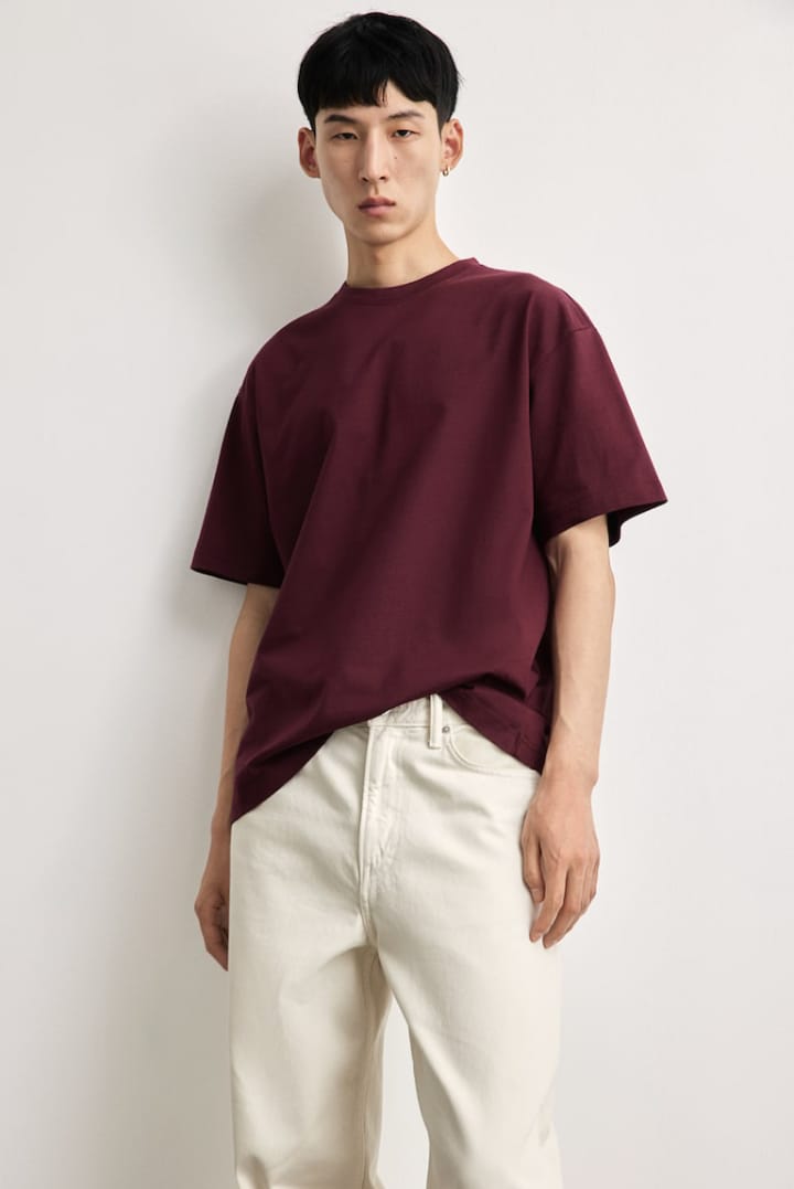 Solid Premium Oversized Terry T-shirt