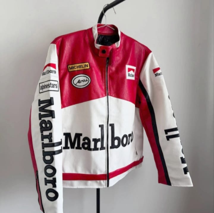 Marlboro Racing Leather Jacket – Vintage Moto Style