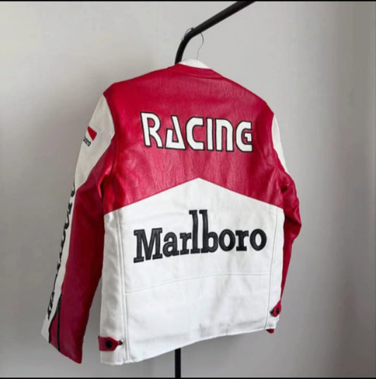Marlboro Racing Leather Jacket – Vintage Moto Style
