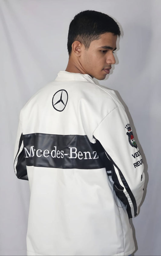 Mercedes Jacket – Premium Leather Racing Wear