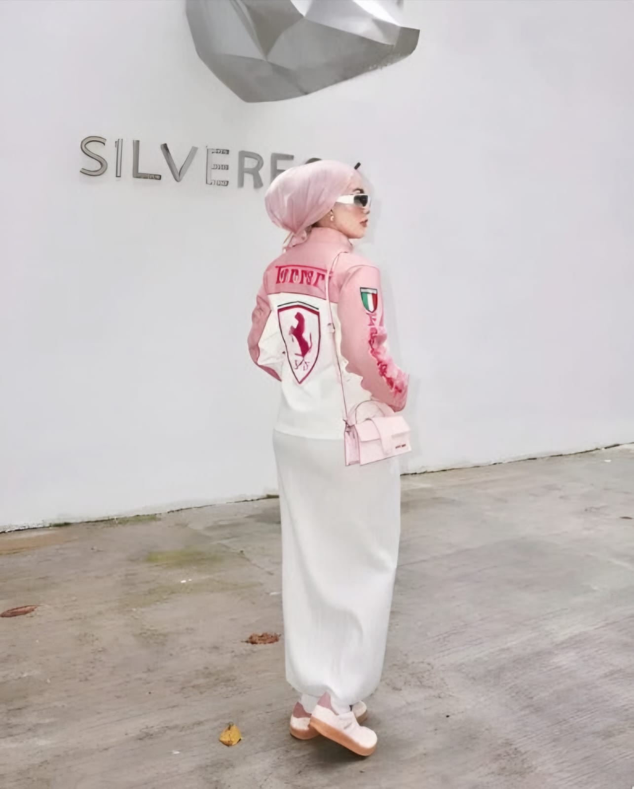 Limited Edition Pink Ferrari Leather Jacket – Exclusive Italian Designer Outerwear