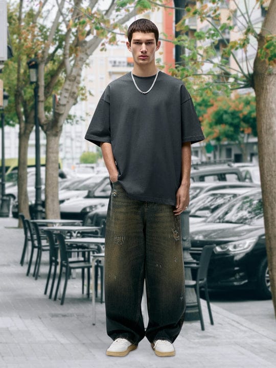 Solid Premium Oversized Terry T-shirt