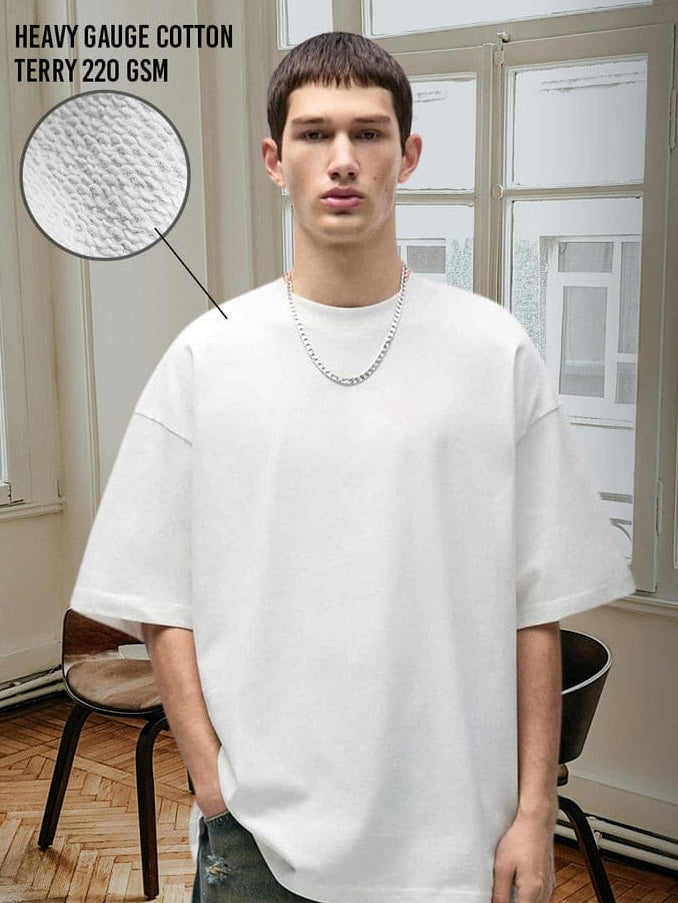 Solid Premium Oversized Terry T-shirt