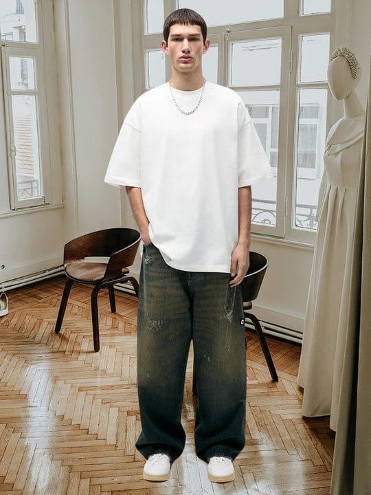 Solid Premium Oversized Terry T-shirt
