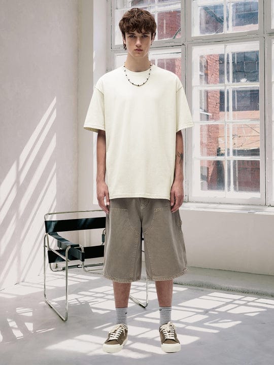 Solid Premium Oversized Terry T-shirt
