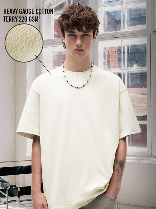 Solid Premium Oversized Terry T-shirt