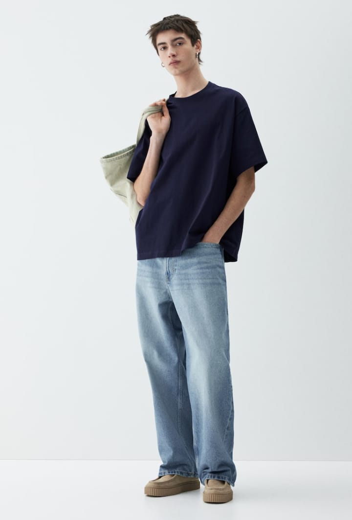 Solid Premium Oversized Terry T-shirt