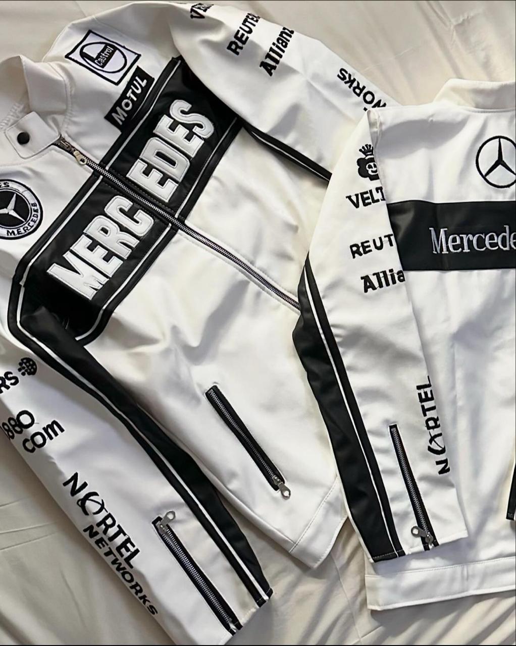 Mercedes Leather Jacket – Vintage Biker Leather Jacket