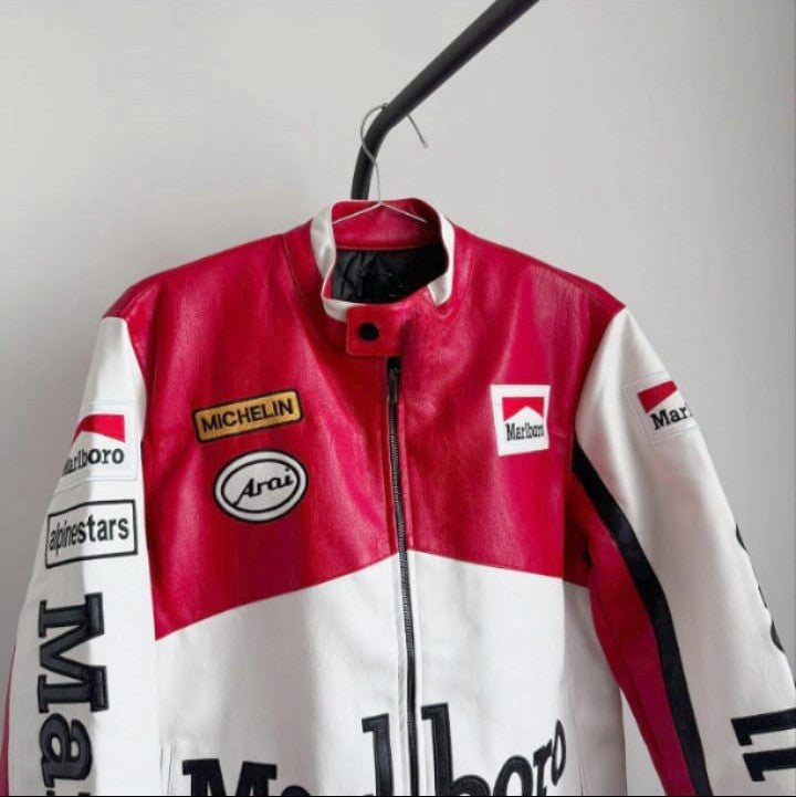 Marlboro Racing Leather Jacket – Vintage Moto Style