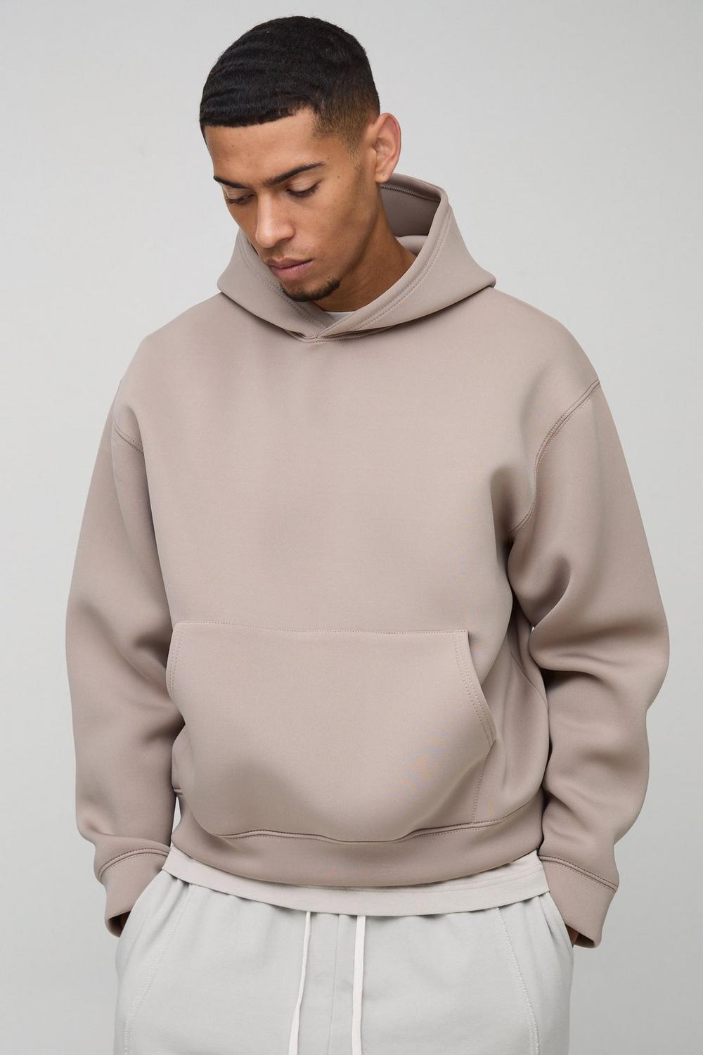 Oversized Boxy Basic Plain Hoodie