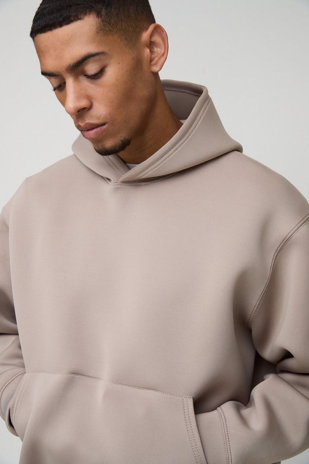 Oversized Boxy Basic Plain Hoodie