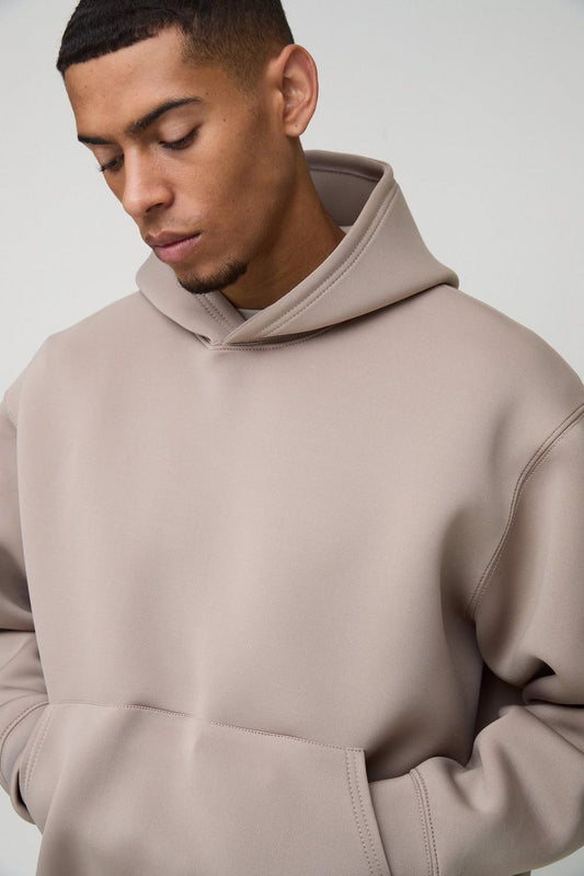 Oversized Boxy Basic Plain Hoodie