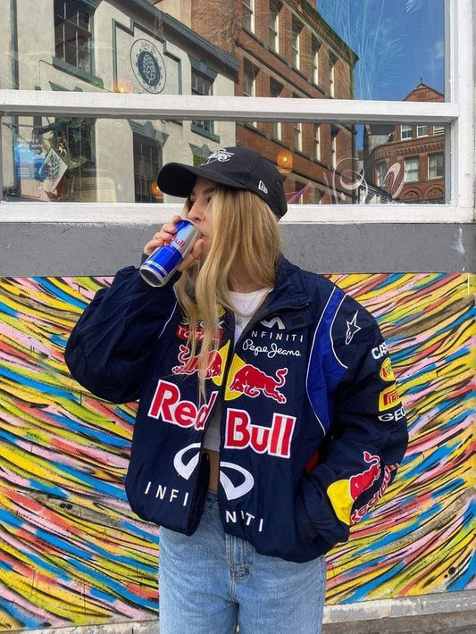 Red Bull Jacket – Premium Racing Bomber for Streetwear Enthusiasts [Printed]