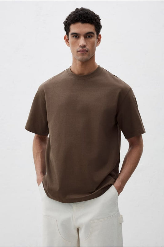 Solid Premium Oversized Terry T-shirt