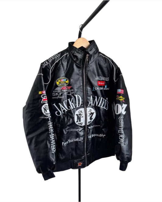 Jack Daniels Racing Jacket in Premium Leather Edition
