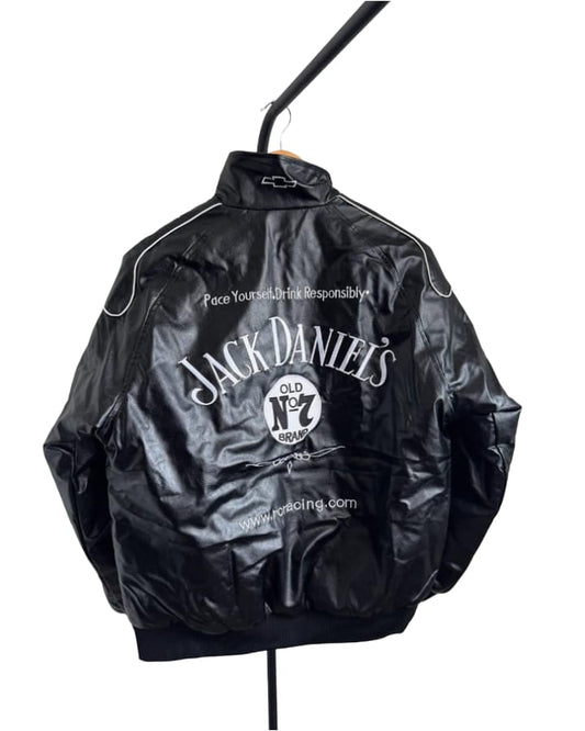 Jack Daniels Racing Jacket in Premium Leather Edition