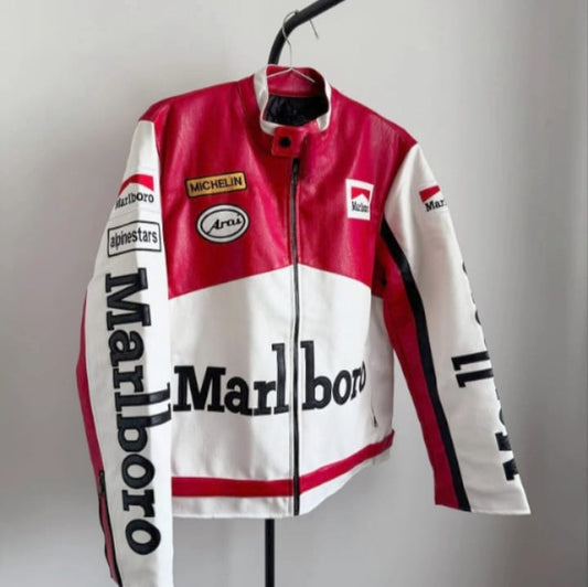 Marlboro Racing Leather Jacket – Vintage Moto Style