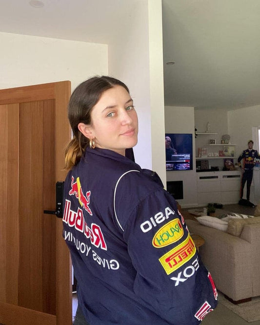 Red Bull Racing Team Infiniti Bomber Jacket – Embroidered Streetwear