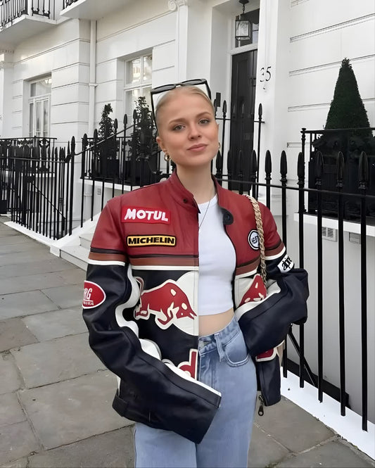 Red Bull Racing Team Leather Jacket – Motul & Michelin Edition