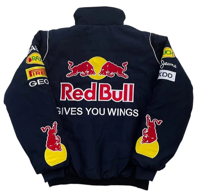 Red Bull Racing Team Bomber Jacket – Streetwear Edition [Embroidered]