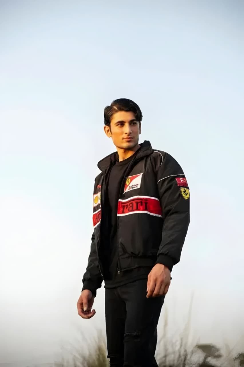 Red Ferrari F1 Speed Jacket | Motorsport & Streetwear Fusion [Printed]